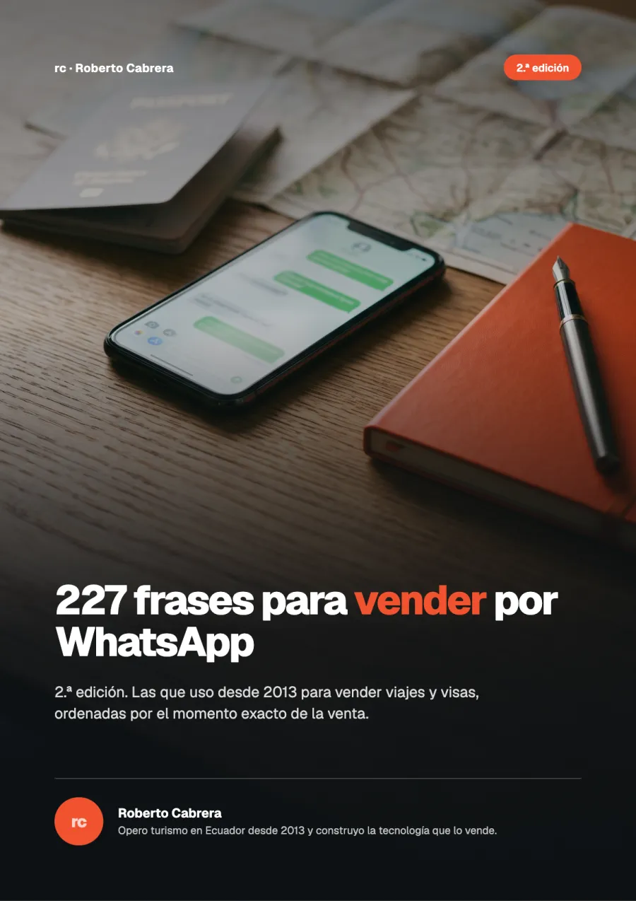 Portada del ebook 227 frases para vender por WhatsApp