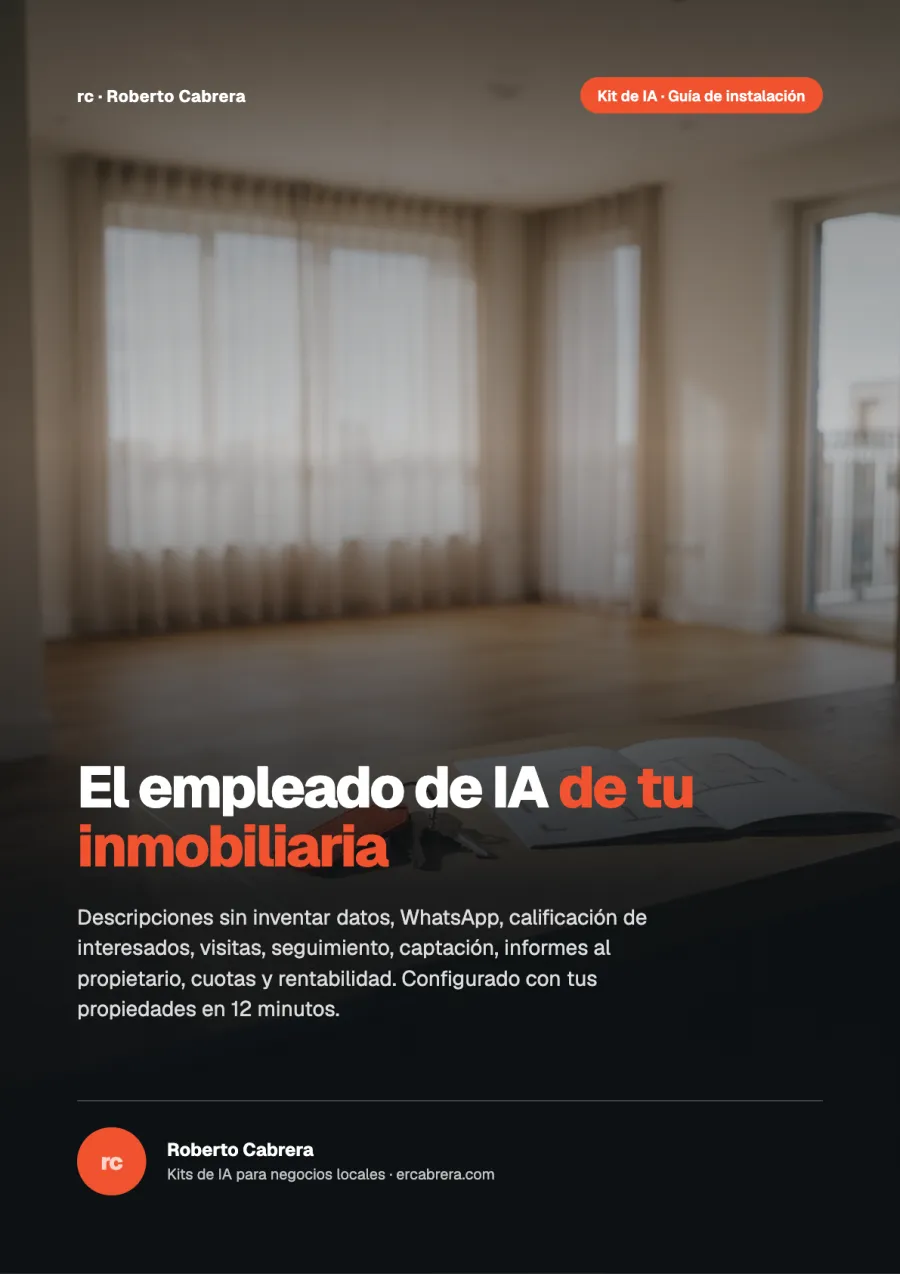 Portada de la guía del Kit de IA para inmobiliarias y corredores de bienes raíces