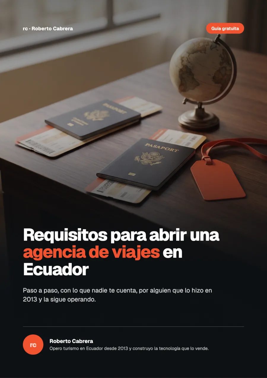 Portada del ebook Requisitos para abrir una agencia de viajes en Ecuador