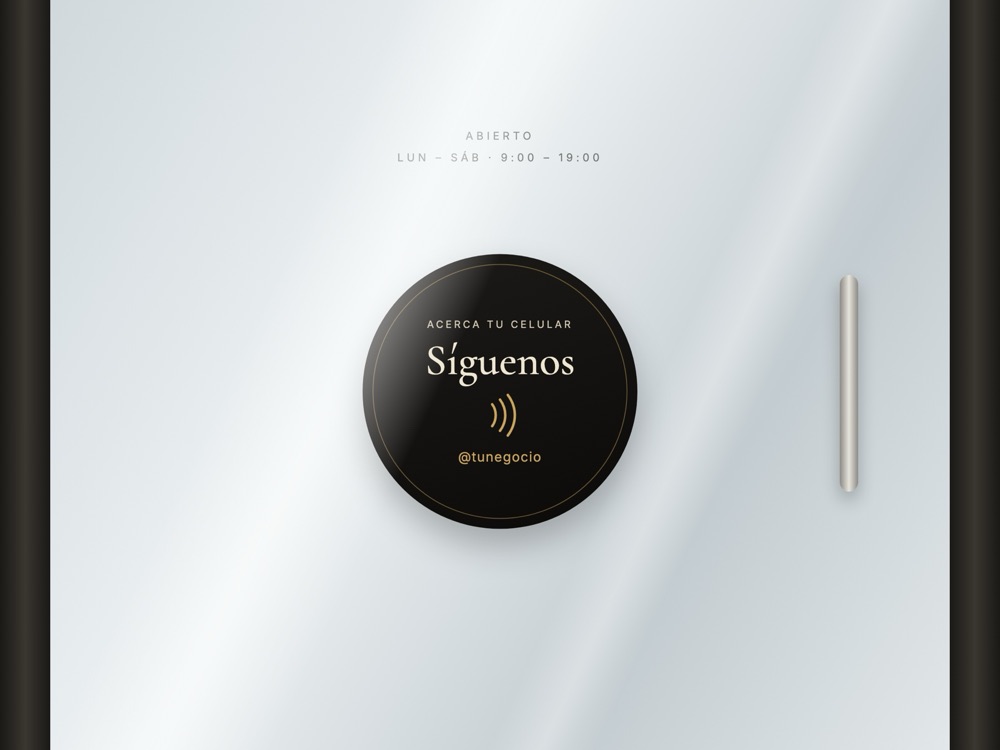 Adhesivo «Síguenos» de Toque Estrella
