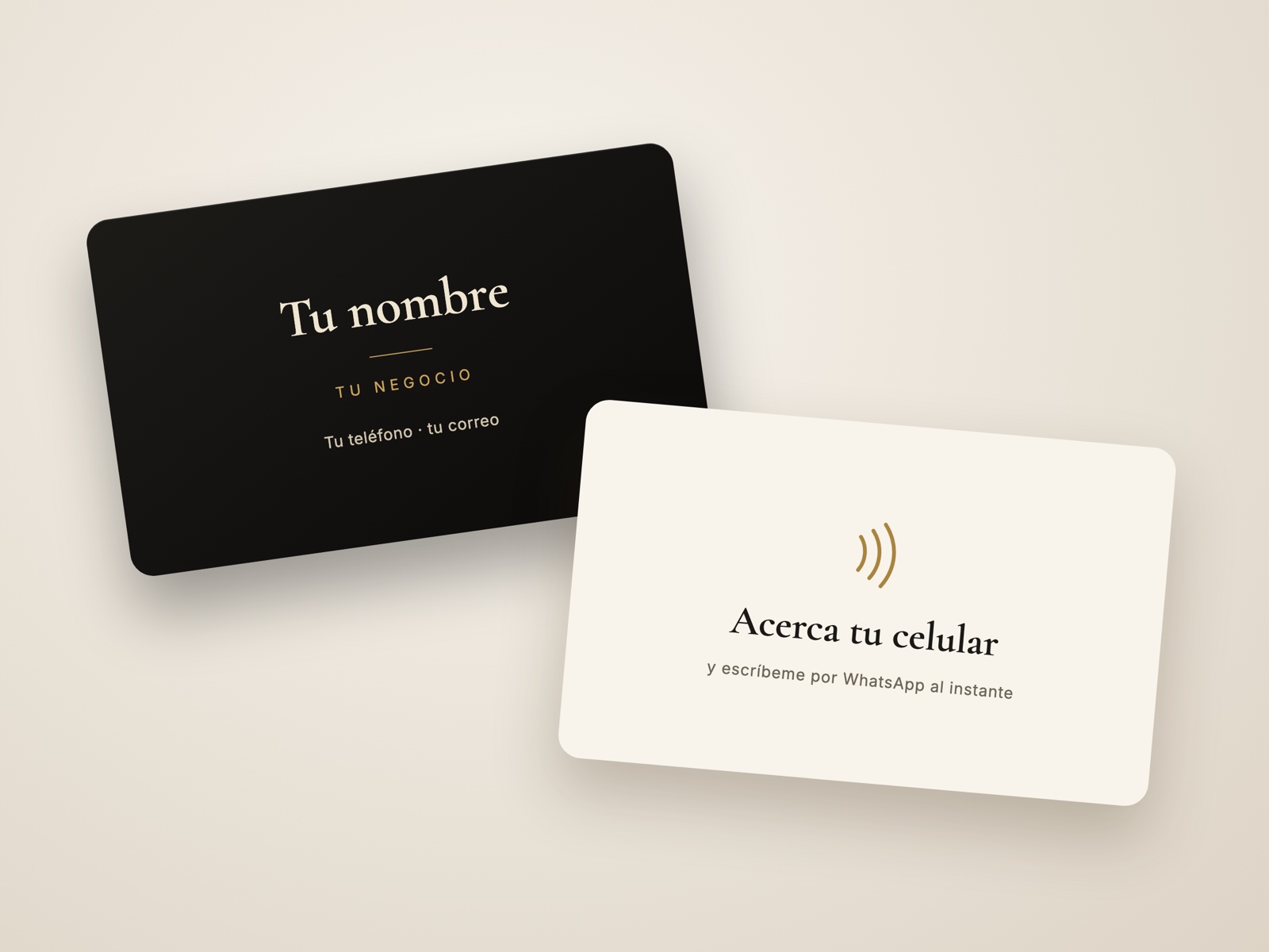 Tarjeta de presentación NFC